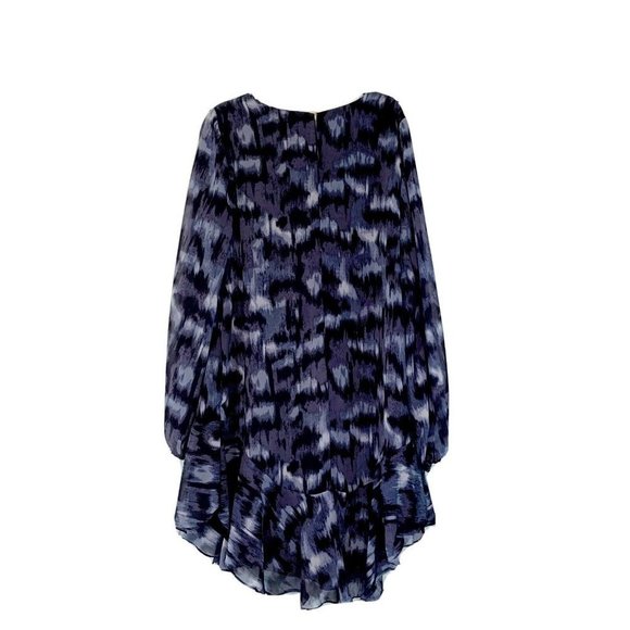 BCBG Maxazria Pacific Blue Cloud Flowy Shift Dress - Picture 2 of 7